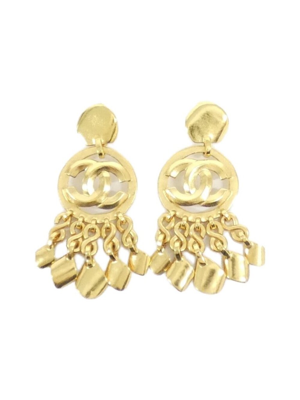 Chanel Vintage Earrings Gold